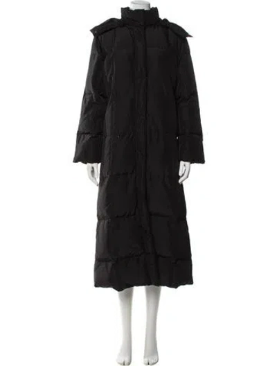 Pre-owned Weekend Max Mara Nylon Parka In Black