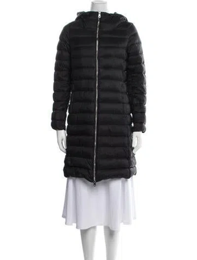 Pre-owned Weekend Max Mara Nylon Parka In Black
