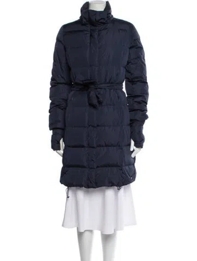 Pre-owned Weekend Max Mara Nylon Parka In Blue