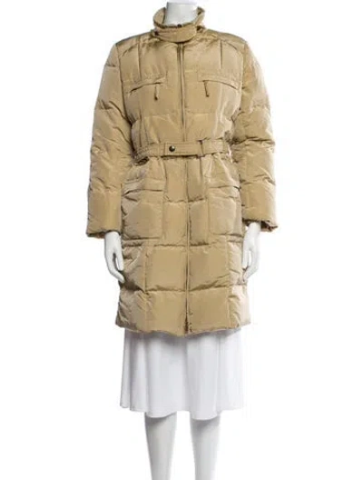 Pre-owned Weekend Max Mara Nylon Parka In Neutral