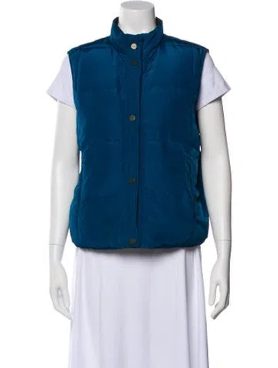 Pre-owned Weekend Max Mara Nylon Vest In Blue