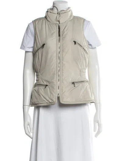 Pre-owned Weekend Max Mara Nylon Vest In Neutral
