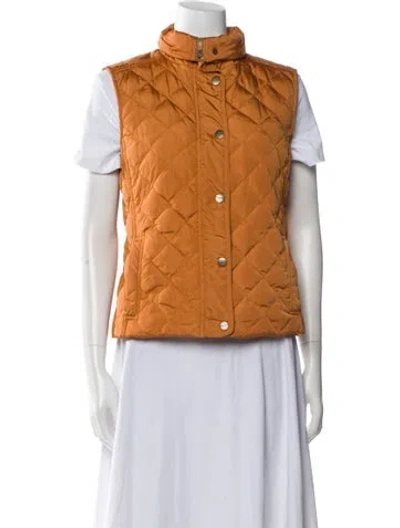 Pre-owned Weekend Max Mara Nylon Vest In Orange