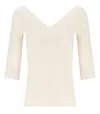 Weekend Max Mara Oceano Ecru Top