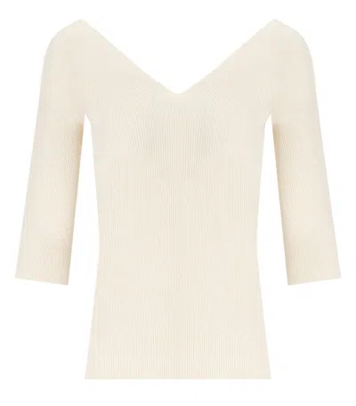 Weekend Max Mara Oceano Ecru Top