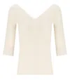 Weekend Max Mara Oceano Ecru Top