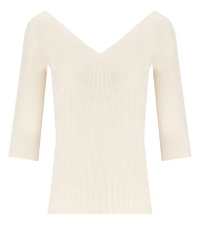 WEEKEND MAX MARA WEEKEND MAX MARA OCEANO ECRU TOP