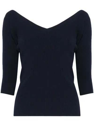 Weekend Max Mara Oceano Sweater In Blue