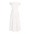 Weekend Max Mara Prsoit Dress In Cotton Poplin In White