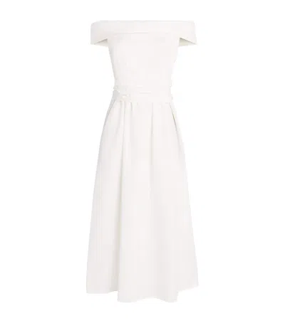 WEEKEND MAX MARA OFF-THE-SHOULDER MIDI DRESS