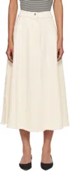Weekend Max Mara Off-white Alvaro Midi Skirt