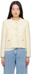 Weekend Max Mara Long-sleeved Casual Jacket In White