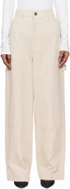 Weekend Max Mara Off-white Caronte Jeans