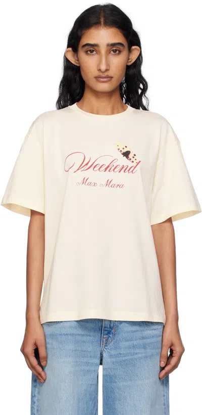Weekend Max Mara Off-white Radura T-shirt
