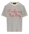 Weekend Max Mara Olga Blue Striped T-shirt