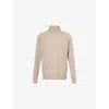 Weekend Max Mara Omens Beige Alcali Long-sleeve Cashmere Knit Jumper In Neutral