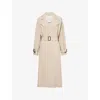 Weekend Max Mara Omens  Fatto Belted Woven Trench Coat