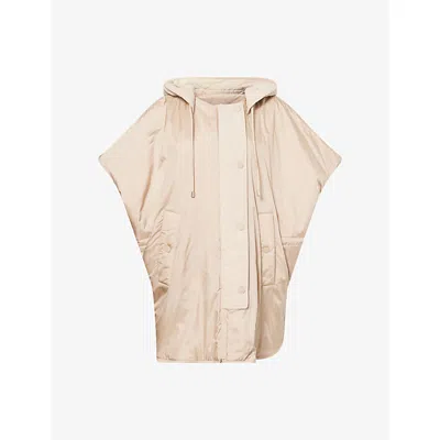 Weekend Max Mara Omens Beige Riva Hooded Shell Jacket