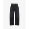Weekend Max Mara Omens Black Douglas Balloon Denim Jeans In Blue