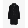Weekend Max Mara Omens Black Wmm Zolfo Db Padded Coat In Black