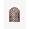 Weekend Max Mara Omens  Oncia Floral-print Silk Shirt