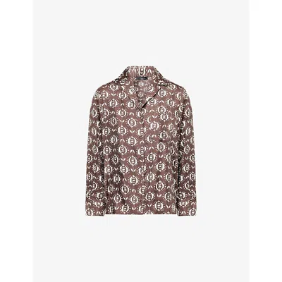 Weekend Max Mara Omens  Oncia Floral-print Silk Shirt