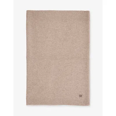 Weekend Max Mara Omens Brushed Cashmere Neck Warmer Honey In Brown