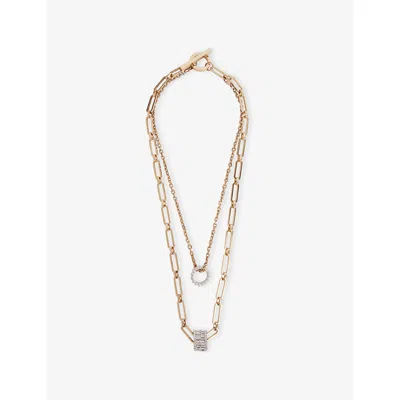 Weekend Max Mara Omens Gold Taranto Metal Necklace