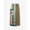 Weekend Max Mara Women's Lallo Skirt Khaki | Size 42 | 2515101031600002 In Kaki