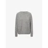 Weekend Max Mara Melange Grey Alpaca Blend Oversize Ghiacci Sweater