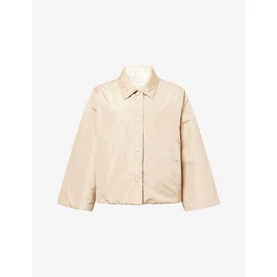 Weekend Max Mara Omens Beige Mimma Quilted Shell Jacket In Neutral