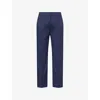 Weekend Max Mara Omens  Cropped Cigarette Slim-fit Cotton Trousers In Multi
