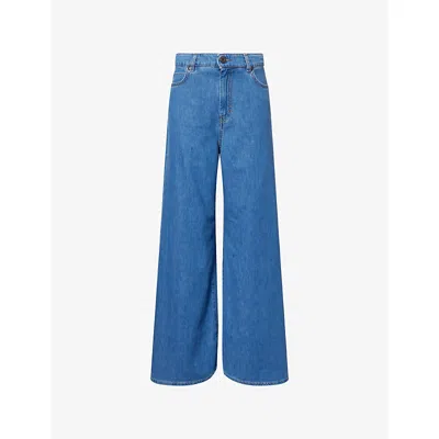 Weekend Max Mara Omens  Vega Relaxed-fit Denim Jeans In Blue