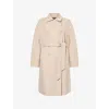 Weekend Max Mara Omens Sand Avenue Double-breasted Wool Coat In Sand
