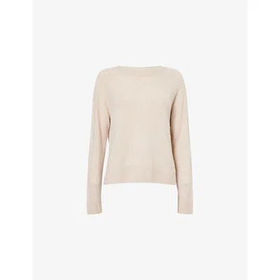 Weekend Max Mara Omens  Raglan-sleeve Round-neck Cashmere Jumper In Pattern