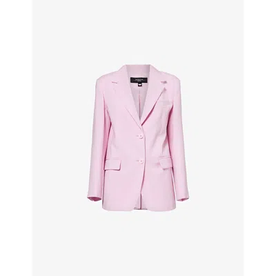 Weekend Max Mara Omens Materia Single-breasted Wool Blazer Pink