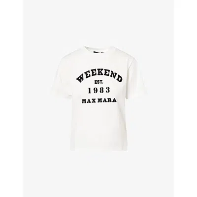 Weekend Max Mara Omens  Tenue Round-neck Cotton-jersey T-shirt