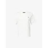 Weekend Max Mara Omens  Venaco Round-neck Cotton-jersey T-shirt In White
