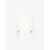 Weekend Max Mara Omens  Svago Cropped Cotton-poplin Shirt