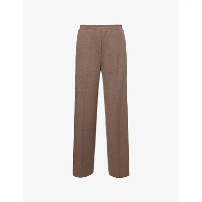 Weekend Max Mara Omens Brown Zelma Drawstring Knitted Trousers Xs