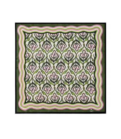 Weekend Max Mara Onesto Green Foulard Scarf