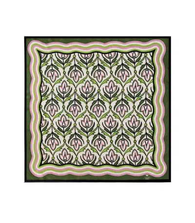 Weekend Max Mara Onesto Green Foulard Scarf