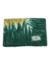 Weekend Max Mara Geometric Patterned Scarf In Green
