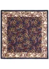 Weekend Max Mara Onestro Printed Silk Scarf In Multi