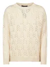 Weekend Max Mara Teramo Cotton Blend Sweater In Neutral