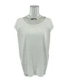 Weekend Max Mara Open-necked Black Shirt In Gray