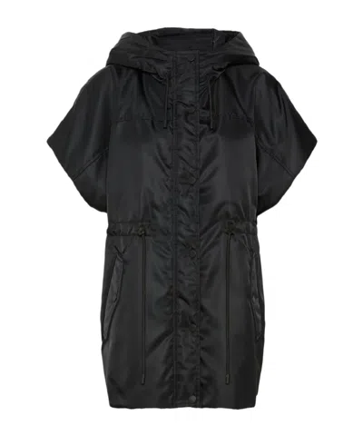 Weekend Max Mara Origano Hooded Padded Jacket In Black