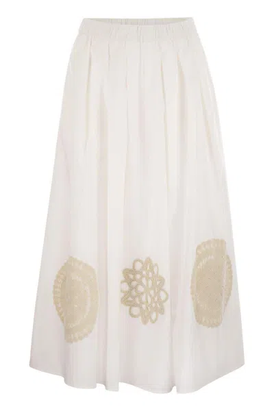 Weekend Max Mara Orme - Pleated Cotton Skirt