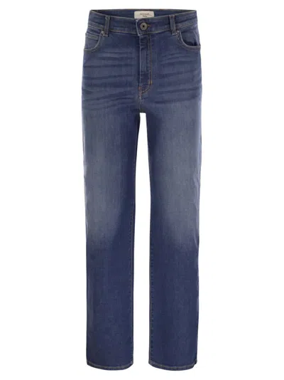 Weekend Max Mara Women's Ortisei Denim Trouser Navy | Size 42 | 2515181071600008 In Blue