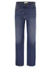 Weekend Max Mara Aeyde Black Calf Leather Boot In Blue